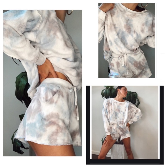 Free People Two-Piece Kelly Washed Short Set. NWT. - Picture 13 of 14